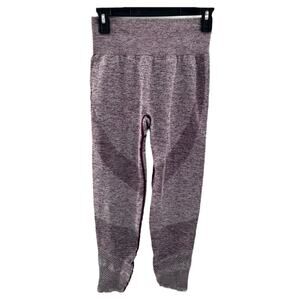PINK by Victoria’s Secret Seamless Purple Heathered Workout Leggings